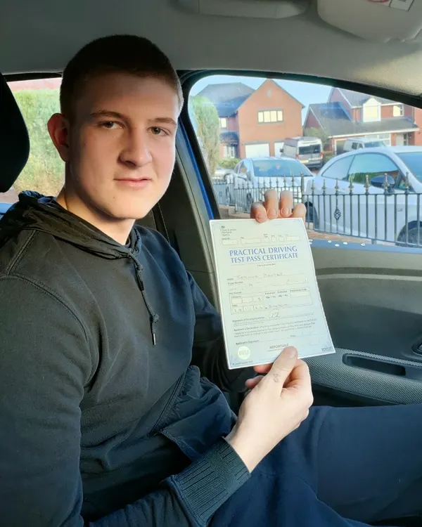 First-time driving test pass with Jamie Almond Driving Tuition, Staffordshire